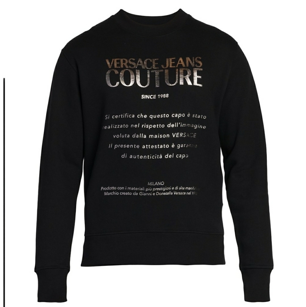 Versace Jeans Couture Warranty Label Sweatshirt